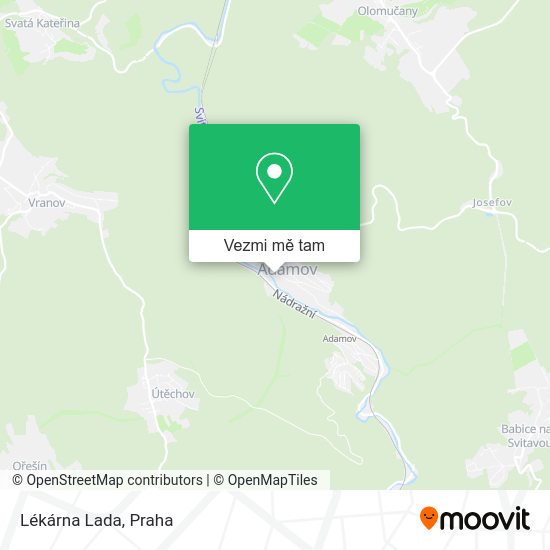 Lékárna Lada mapa