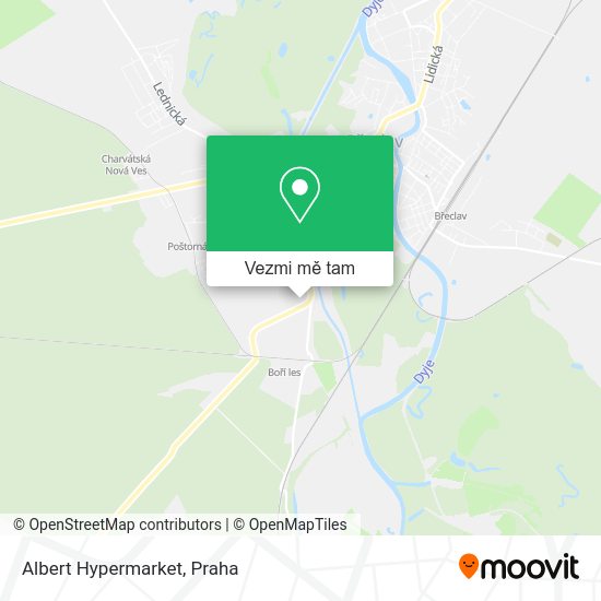 Albert Hypermarket mapa