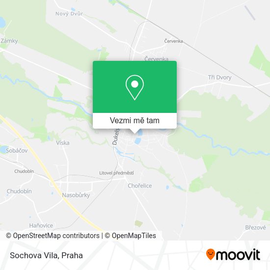 Sochova Vila mapa