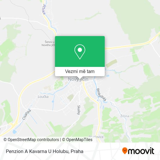 Penzion A Kavarna U Holubu mapa