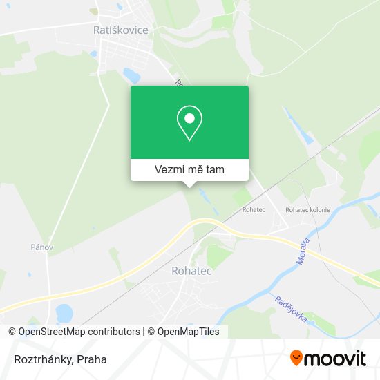 Roztrhánky mapa