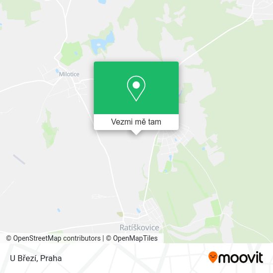 U Březí mapa
