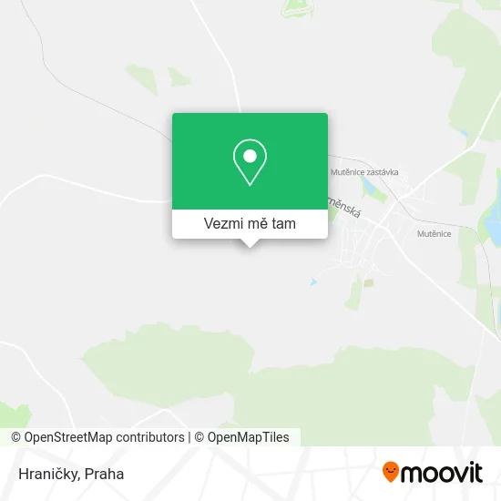 Hraničky mapa