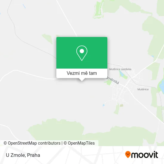 U Zmole mapa