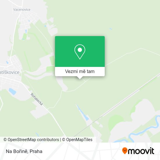 Na Bořině mapa