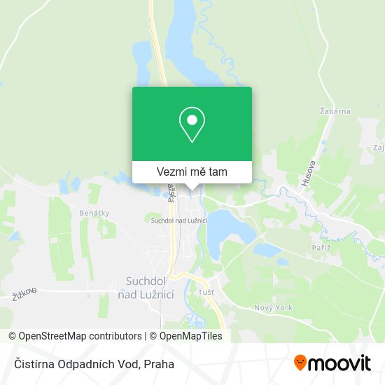 Čistírna Odpadních Vod mapa