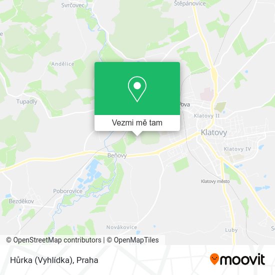 Hůrka (Vyhlídka) mapa