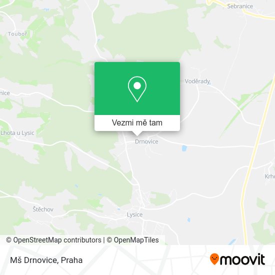 Mš Drnovice mapa