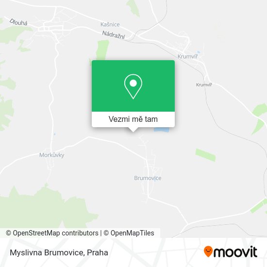 Myslivna Brumovice mapa