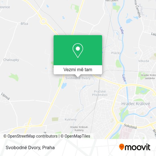 Svobodné Dvory mapa