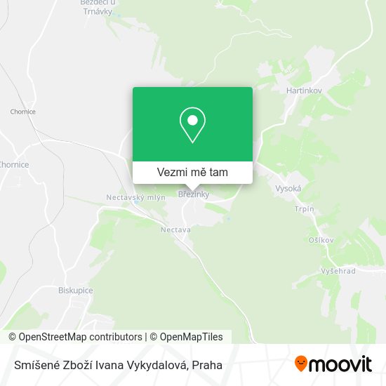 Smíšené Zboží Ivana Vykydalová mapa