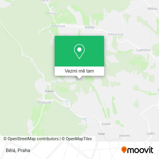 Bělá mapa
