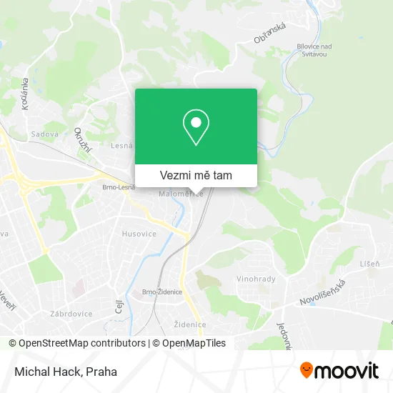 Michal Hack mapa
