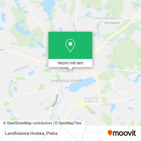 Landfrasova Hrobka mapa