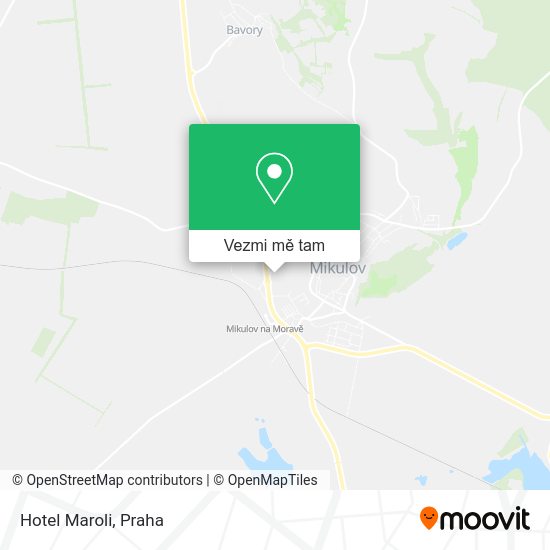 Hotel Maroli mapa