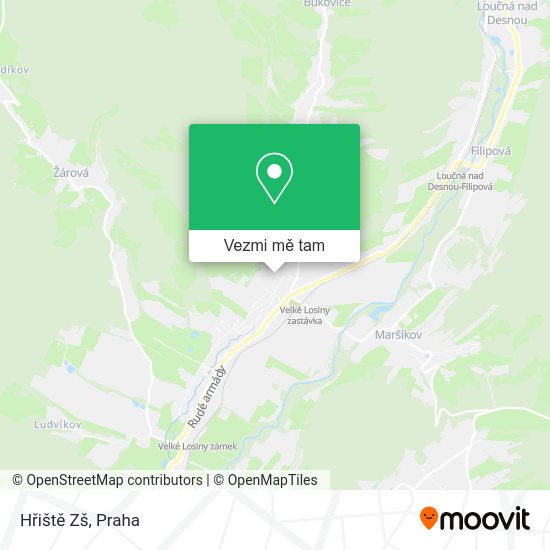 Hřiště Zš mapa