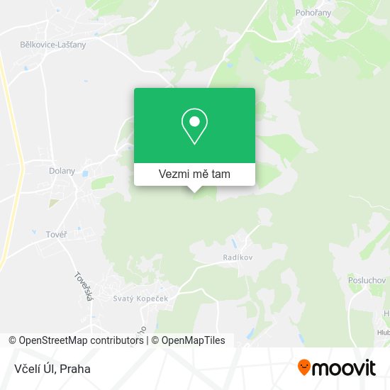 Včelí Úl mapa