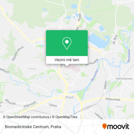 Biomedicínské Centrum mapa