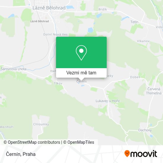 Černín mapa