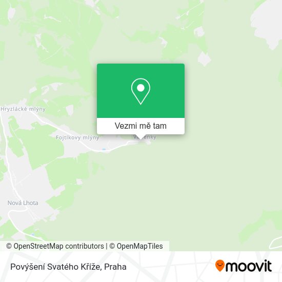 Povýšení Svatého Kříže mapa