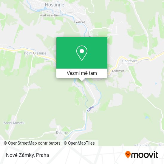 Nové Zámky mapa