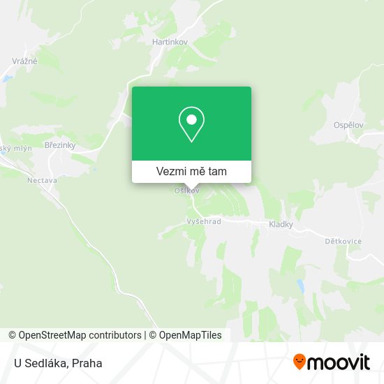 U Sedláka mapa
