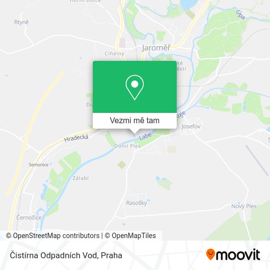 Čistírna Odpadních Vod mapa