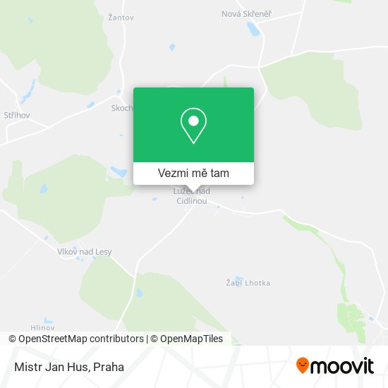 Mistr Jan Hus mapa