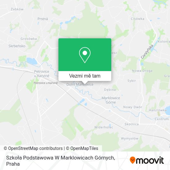 Szkoła Podstawowa W Marklowicach Górnych mapa
