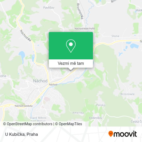 U Kubíčka mapa