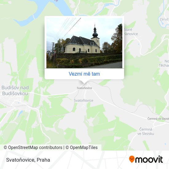 Svatoňovice mapa