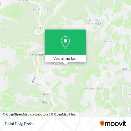 Dolní Doly mapa