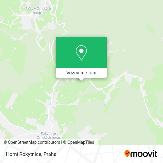 Horní Rokytnice mapa
