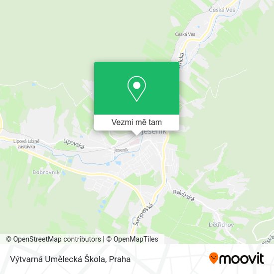 Výtvarná Umělecká Škola mapa