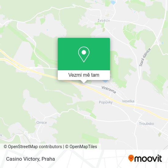 Casino Victory mapa