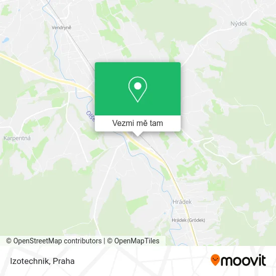 Izotechnik mapa