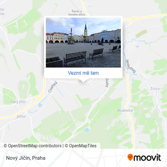 Nový Jičín mapa