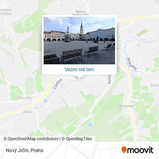 Nový Jičín mapa