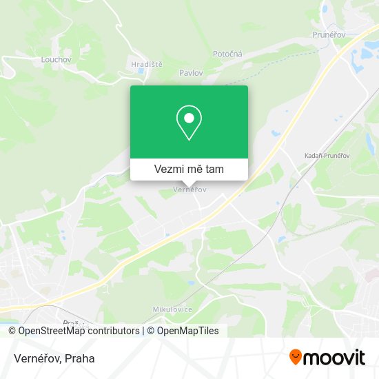 Vernéřov mapa