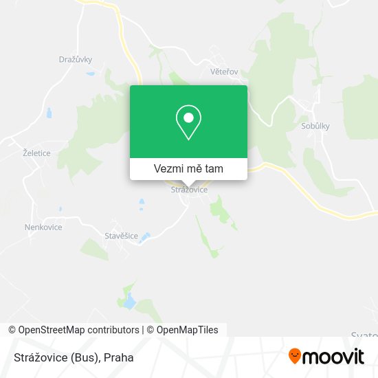 Strážovice (Bus) mapa