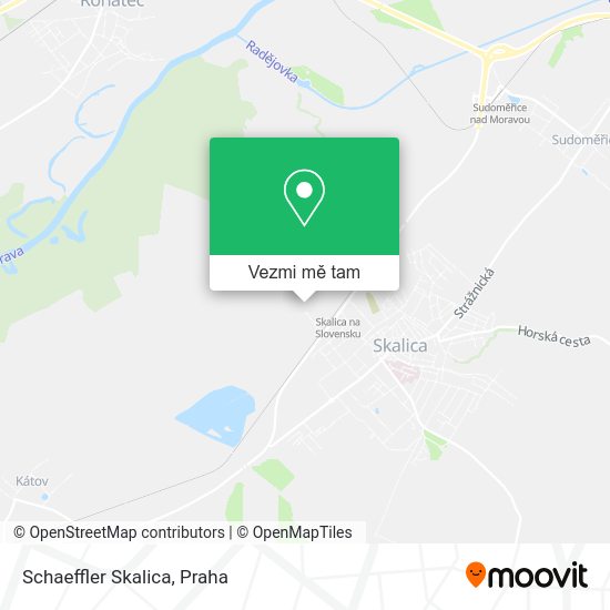 Schaeffler Skalica mapa