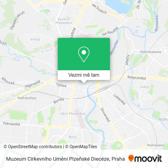 Muzeum Církevního Umění Plzeňské Diecéze mapa