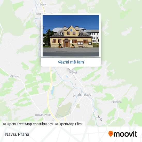 Návsí mapa