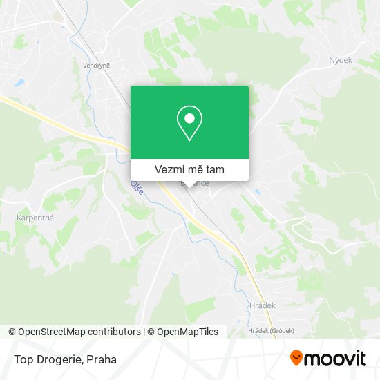 Top Drogerie mapa