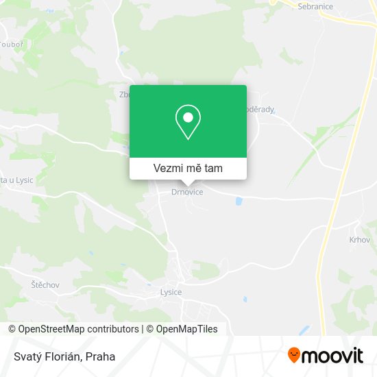 Svatý Florián mapa