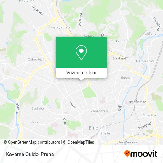 Kavárna Quido mapa