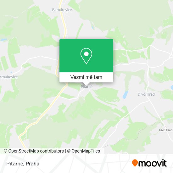 Pitárné mapa