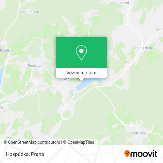 Hospůdka mapa