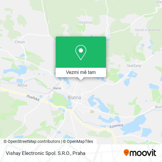Vishay Electronic Spol. S.R.O. mapa