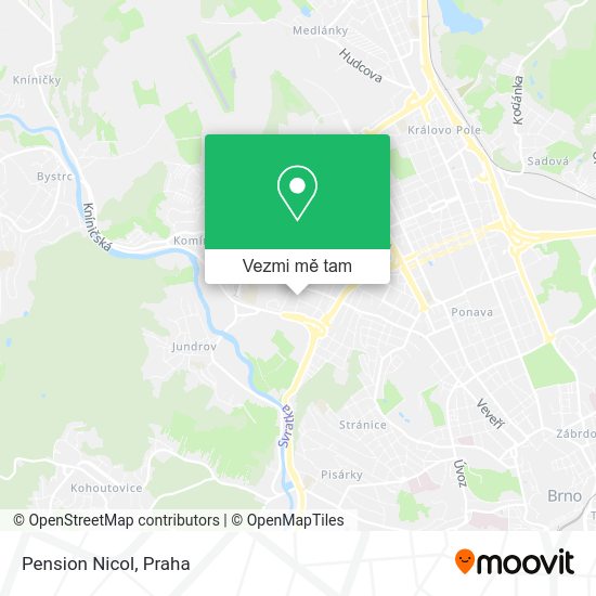 Pension Nicol mapa